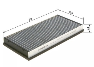 BOSCH 1 987 432 407 FILTR VENTILACE PROSTORU SPOLUJEZDCE