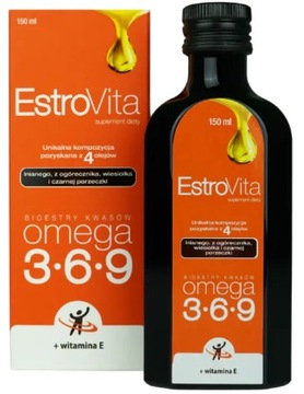 ESTROVITA BIOESTRY KWASÓW OMEGA 3,6,9 + WITAMINA E 150ML