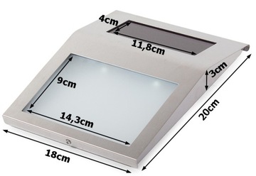 СОЛНЕЧНАЯ ПАНЛА СО СВЕТОДИОДНОЙ ПОДСВЕТКОЙ НОМЕРА ДОМА