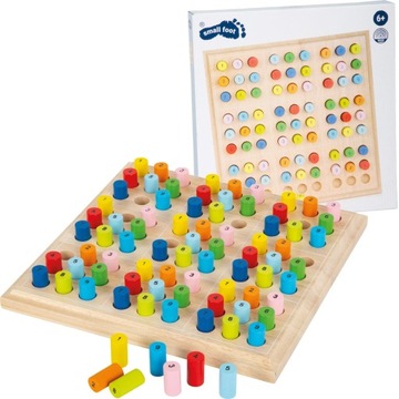 SUDOKU DREWNIANE GRA LOGICZNA DLA DZIECI KLASYCZNA DUŻA RODZINNA DREWNIANA
