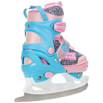 Роликовые коньки Регулируемые роликовые коньки 4в1 RAVEN Etta 27-30 LED Wheels