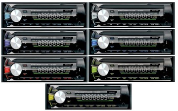 АВТОМОБИЛЬНОЕ РАДИО USB BLUETOOTH МНОГОЦВЕТНЫЙ ПУЛЬТ ДУ