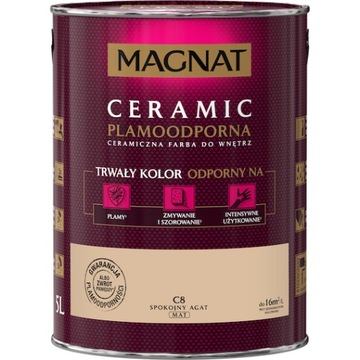FARBA MAGNAT CERAMIC 5L C8 SPOKOJNY AGAT
