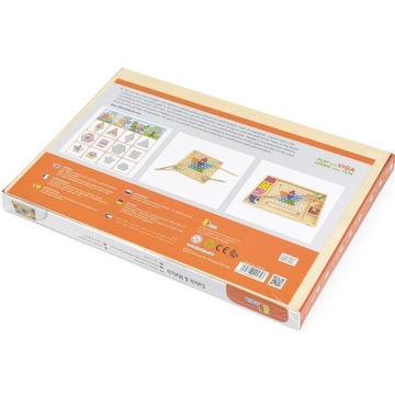 ИГРА VIGA WOODEN SKILL «ПОЙМАЙ И РАСПОЛОЖАЙ РАЗНОЦВЕТНЫЕ ШАРЫ» ШАРЫ