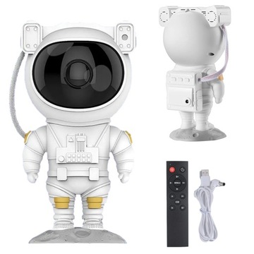 PROJEKTOR GWIAZD NIEBA LED LAMPKA NOCNA ASTRONAUTA