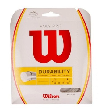 NACIĄG DO TENISA WILSON POLY PRO SILVER 1,35 12m