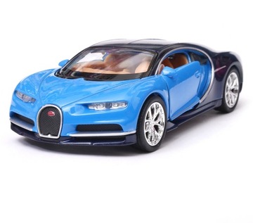 Bugatti Chiron 1:34 - 39 модель WELLY синий