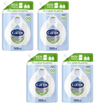 CAREX MYDŁO PŁYNIE ANTYBAKTERYJNE MOISTURE 4x500
