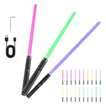 Меч Світловий Rgb З Лезом Шт. І Звуковими ефектами, Для Walk І Косплей