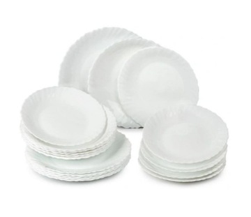 НАБОР ОБЕДЕННОГО СЕРВИСА ИЗ 18 ПРЕДМЕТОВ КРУГЛЫХ ТАРЕЛОК НА 6 ЧЕЛОВЕК CARBO OPAL ОБЕДЕННЫЙ НАБОР