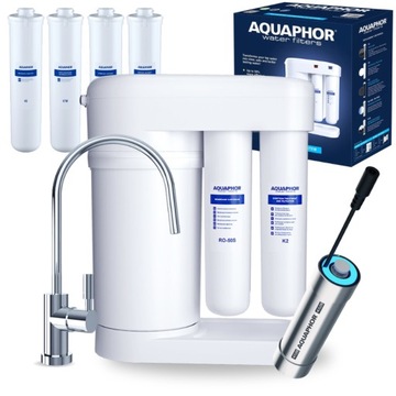 FILTR DO WODY PITNEJ AQUAPHOR MORION POD ZLEW LAMPĄ UV LED