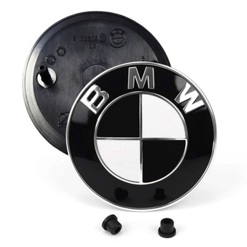 EMBLEMAT ZNACZEK LOGO BMW NA MASKĘ 82MM 8132375