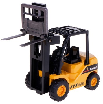 WÓZEK WIDŁOWY WIDLAK PODNOSZONE WIDŁY 16,5 CM Z NAPĘDEM ŻÓŁTY