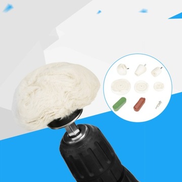 ПОЛИРОВАЛЬНЫЙ НАБОР 9 ШТ. С ПОЛИРОВАЛЬНОЙ ПАСТОЙ, ПОЛИРОВАЛЬНЫМИ ДИСКАМИ ДЛЯ СВЕРЛ