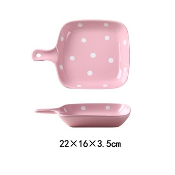 Talerze stołowe do pieczenia naczynia ceramiczne d