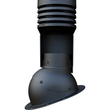 Вентиляционный камин 125 мм для вентиляции Parotec для Braas Baltic S Tile S - Графит