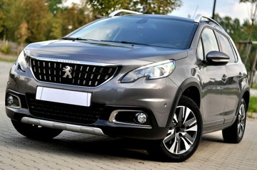 Peugeot 2008 I SUV Facelifting 1.2 PureTech 110KM 2016 Peugeot 2008 1,2 Benzyna 110Km Ledy Skóra Navi, zdjęcie 8