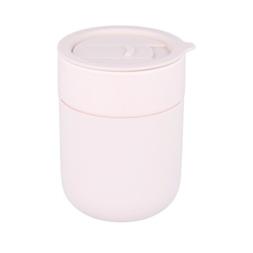 Kubki Podróżne z ochronną silikonową osłoną pink
