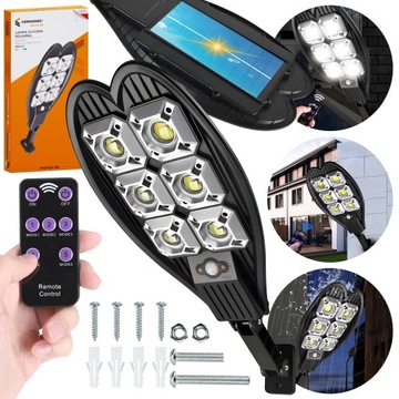Lampa uliczna Vergionic 150 W 400 lm zasilanie solarne