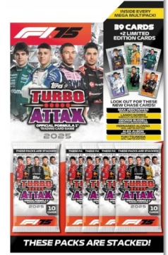 Topps Turbo Attax Official Formula 1 2025 F1 Mega Multipack 41 карточка