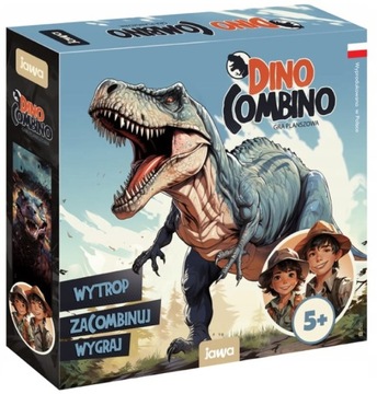 Gra planszowa Dino Combino dinozaury rodzinna familijna dla dzieci 5+