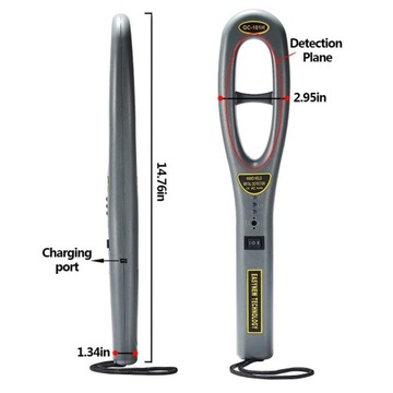 ПЕРСОНАЛЬНЫЙ МЕТАЛЛОДЕТЕКТОР ДЛЯ ЛИЧНОГО ПРОВЕРКИ