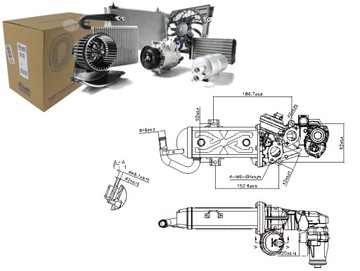 ZAWÓR EGR MODUŁ Z CHŁODNICĄ ABARTH 124 SPIDER AUDI A3 Q3 TT SEAT