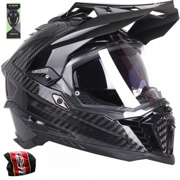 KASK LS2 MX701 EXPLORER CARBON CROSS ENDURO ATV ROZMIAR M