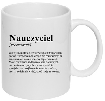 KUBEK NAUCZYCIELA SUPER PREZENT ZABAWNY OKAZJA