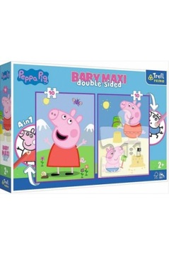 Puzzle 2x10 Baby Maxi Pogodny dzień Peppy TREFL
