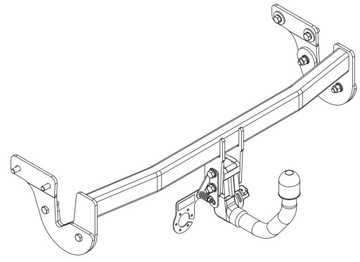 NOVÝ ODEPÍNACÍ ZAŘÍZENÍ(HÁK) TÁŽNÝ DO HYUNDAI I40 CW KOMBI 04.2015- AUTO-HAK