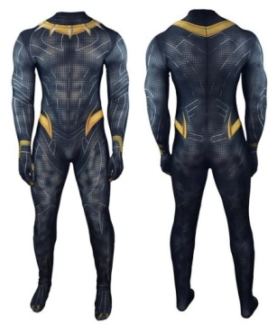 STRÓJ CZARNA PANTERA SKIN COSPLAY 164/170 + MASKA