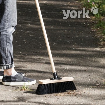 Miotła 30 cm szczotka ulicówka zmiotka ogrodowa do zamiatania YORK