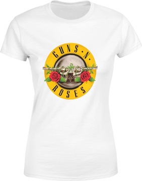 DAMSKA KOSZULKA T-SHIRT GUNS N ROSES N' ROZMIAR XL BLUZKA TSHIRT DAMSKI