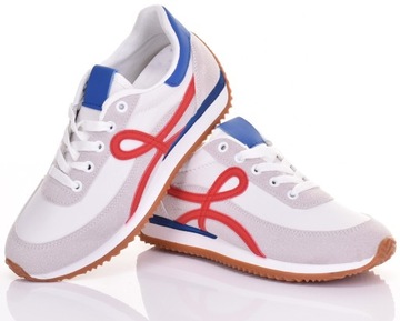 LEKKIE BUTY SPORTOWE DAMSKIE NA SIŁOWNIĘ FITNESS NA CO DZIEŃ SNEAKERSY