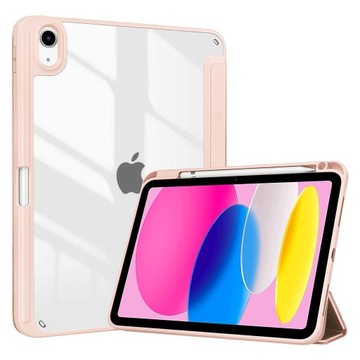 ПРОЗРАЧНЫЙ ЧЕХОЛ ДЛЯ APPLE IPAD GEN 10 A2757 10,9 РОЗОВЫЙ