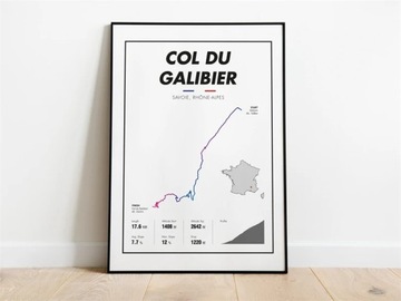 Plakat na płótnie Francuski tor rowerowy z lat 80.