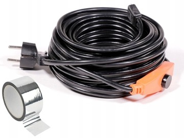 KABEL GRZEJNY 5m z TERMOSTATEM Ochrona RUR ZAWORÓW