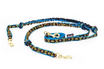 MANMAT SNAP BUNGGE LINE ДЛЯ ДВУХ СОБАК, РОЗОВЫЙ