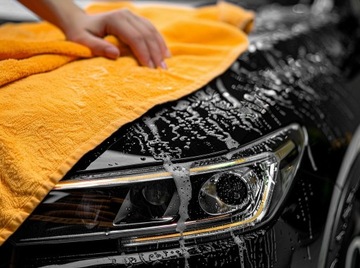 Полотенце из микрофибры для сушки автомобильной краски 160х60см, впитывающее вещество