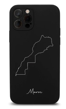 CASE OBUDOWA PLECKI CZARNE MAROKO IPHONE 13 PRO