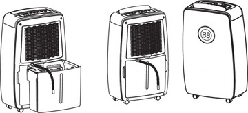 BLAUPUNKT ADH701 - OSUSZACZ POWIETRZA