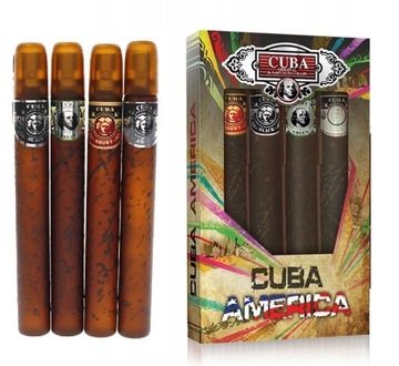 CUBA ORIGINAL CUBA AMERICA 4X35ML ZESTAW MĘSKI