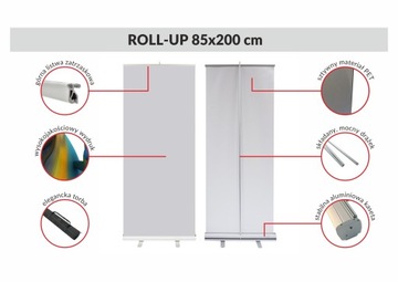 РОЛЛ-АП 85x200 BLOCKOUT УФ печать