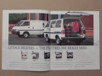 Prospekty - TOYOTA - HIACE + LITEACE - 1986/1992 r