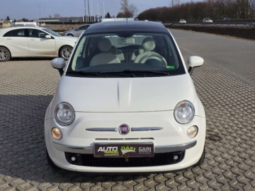 Fiat 500 II Seria 1 1.2 69KM 2011 Fiat 500 1.2 69Ps Panorama POLSKORY Alu Bialy Gwarancja 1.2 Benzyna, zdjęcie 8