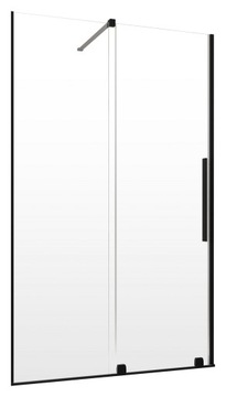 Drzwi czarne RADAWAY Furo Black DWJ 140x200 LEWE