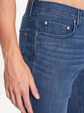 PIERRE CARDIN Szorty jeansowe 34520/000/8069 Niebieski Regular Fit