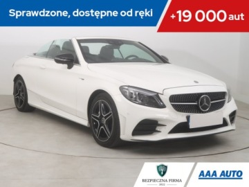 Mercedes Klasa C W205 Kabriolet Facelifting 1.5 200 184KM 2018 Mercedes C C 200 4MATIC, Serwis ASO, 4X4