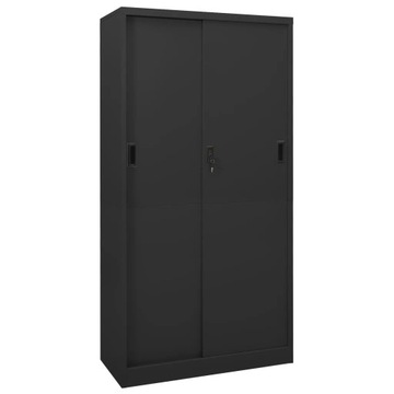 Szafka stalowa 90x40x180 antracyt z zamkiem
